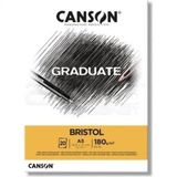 Canson Graduate Cangrad Bristol 20 Yaprak A5 180 gr Çizim Bloğu