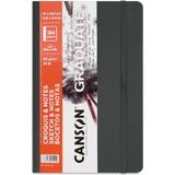 Canson Graduate Sert Kapaklı Eskiz Defteri 90Gr 14X21,6 184 Sayfa / 92 Yaprak - Siyah