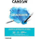 Canson Graduate sulu boya kağıdı bloğu, DIN A4, 20 yaprak, 250 g/m²