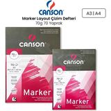 Canson Marker Layout 70 gr 70 Yaprak Çizim Defteri