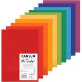 Canson Mi-Teintes 160GR 50X65CM Çizim Kağıt Çift Taraflı Petek ve Ince Taneli 10 Canlı Renkler