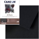 Canson Mı Teıntes Çizim Defteri Siyah Ton 160 Gram 24 x 32 cm 20 Yaprak - Beyaz