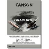 Canson Mıxmedıa Grey A5 220GR Sanat Kağıdı 30 Yaprak Çok Amaçlı Kullanım İçin