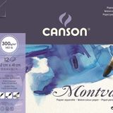 Canson Montval Eskiz ve Resim Defteri, Spiralli, 12 Sayfa, 32X41, 300G
