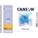 Canson Montval Eskiz Ve Resim Defteri, Spiralli 12 Yaprak 24X32 300G