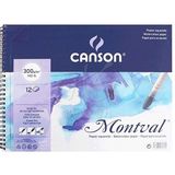 Canson Montval Eskiz Ve Resim Defteri, Spiralli 12 Yaprak A4 300G