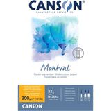 Canson Montval Suluboya Defteri 160 x 284 Mm, 300GR 12 Yaprak - Story Size - 1 Adet - Beyaz