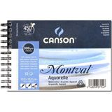 Canson Montval Suluboya Defteri Blok 300 Gr. A6 10,5X15,5 Cm. 12 Sayfa