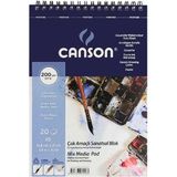 Canson Multi Purpose Art Pad Medium Grain 200GR Çok Amaçlı Resim Defteri 20 Sayfa A5 (14.8X21CM) - Karışık-Çok Renkli - standart