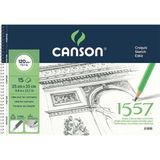 canson resim defteri - çizim blok 120 gram 25x35cm 15 yaprak 1557 - Yok
