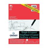 Canson Sanatçı Serisi Grafik Kağıdı, 4x4 Mavi Izgara, 21,6X27,9 Cm, 40 Yaprak, Katlanır Ped - -- - Option-1