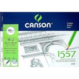 canson spiralli resim ve çizim blok resim defteri 15 yaprak 120 gram 35x50cm 1557 - Yok
