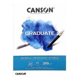 Canson Sulu Boya Defteri, Sulu Boya Bloğu Graduate 20 Yaprak A3 250 Gram