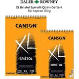 Canson Xl Bristol Spiralli 180 gr 50 Yaprak Çizim Defteri
