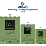 Canson Xl Dessin Albüm Spiralli Light Grain 160 gr Defter