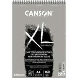 Canson Xl Dry Mix Media Grey Sand Paper Spiralli Defter 40 Yaprak 160g 21x29,7