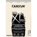 Canson Xl Dry Mix Media Naturel Sand Paper 40 Yaprak 160 gr Spiralli Defter