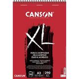 CANSON XL® Huile & akrilik, yağlı ve akrilik boya bloğu, DIN A3, 30 yaprak, 290 g/m²