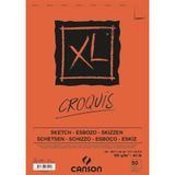 Canson XL Krem Eskiz Defteri Üstten Spiralli 90 gr. A3 50 Sayfa