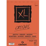 Canson XL Krem Eskiz Defteri Üstten Spiralli 90 gr. A4 50 Sayfa