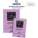 Canson Xl Marker 70 gr 100 Yaprak Çizim Defteri