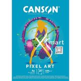 Canson Xsmart Çizim Kağıdı, Beyaz, Düz, 120 G/m², Uzun Taraflı, A4-21 x 29,7 Cm, Beyaz, 40 Ya
