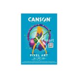 Canson XSmart Pixel Art Pad Defter 120g 40 Yaprak A4 Piksel Grafik Kareli Çizim Blok