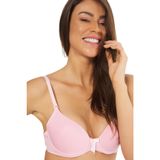 Cansoy 162 Micro Desteksiz Balenli B-Cup Sütyen Pembe 90