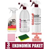 CANSTAR 3'ü 1 Arada Güç: Leke Çıkarıcı, Yağ ve Kir Sökücü, Banyo & Wc Temizleyici - 3 lt
