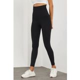 canstreetwear Kadın Ultra Yüksek Bel İnce Gösteren Sıkılaştırıcı Göbek Basen Toparlayıcı Push Up Etkili Korse Tayt