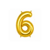 Cansüs Can Süs Gold Folyo Balon Rakam-6