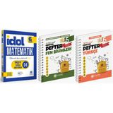 Çanta 2025 6. Sınıf İdol Konu Özetli Matematik + Türkçe + Fen Öğreten Defter Seti 3 Kitap Güncel Müfredat