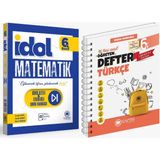 Çanta 2025 6. Sınıf Idol Konu Özetli Matematik + Türkçe Öğreten Defter Seti 2 Kitap