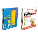 Çanta 2025 8. Sınıf Lgs Matematik + Türkçe Kazandıran Defter Seti 2 Kitap