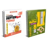 Çanta 2025 8. Sınıf Lgs Türkçe + Fen Bilimleri Kazandıran Defter Seti 2 Kitap