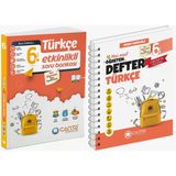 Çanta 2026 6. Sınıf Türkçe Etkinlikli Kazanım Soru Bankası + Defter Seti 2 Kitap