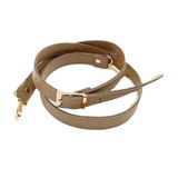 Çanta Aksesuar 120X2 Cm Suni Deri Light Gold Tokalı Vizon Renk Çanta Sapı