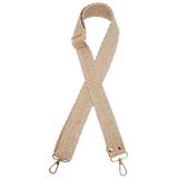 Çanta Aksesuar 120x3 cm Jüt Kolon Çanta Sapı Gold Simli Light Gold Metalli