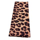 Çanta Aksesuar 120X50 cm Leopar Renk Pamuklu Saten Astarlık Kumaş