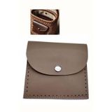 Çanta Aksesuar 14X12.5 cm cm Vizon Renk Çıtçıtlı Suni Deri Cep