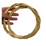 Çanta Aksesuar 17 Cm Çift Gerçek Bambu Çanta Sapı Sarmal Model