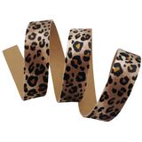 Çanta Aksesuar 3 cm Şerit Suni Deri Leopar Desen 1 metre