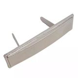 Çanta Aksesuar 4.8x1.4 cm Metal Etiket Plaka Süs Gümüş Renk 1 Adet