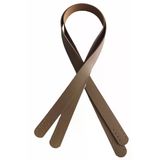 Çanta Aksesuar 70X2.4 Cm, Tek Kat Suni Deri Vizon Renk Çift Sap