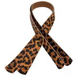 Çanta Aksesuar 70x3 cm Suni Deri Leopar Renk Çift Çanta Sapı