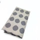 Çanta Aksesuar 90x50 cm Duck Astarlık Kumaş Gri Büyük Puantiye