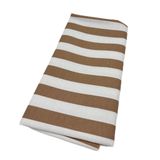 Çanta Aksesuar 90x50 cm Duck Astarlık Kumaş Sütlü Kahve Çizgili