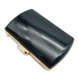 Çanta Aksesuar Abiye Çanta Kalıbı Oval Kenar Light Gold Metal