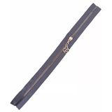 Çanta Aksesuar Başlıklı Fermuar 30 Cm Gümüş Metal Gri