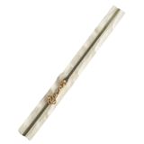 Çanta Aksesuar Başlıklı Fermuar 30 Cm Light Gold Metal Krem